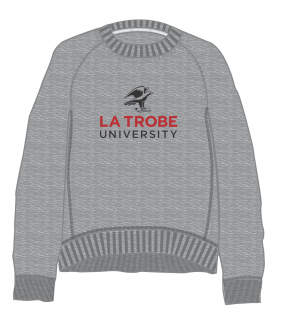 LTU New Balance Mens Sweatshirt Drill Emblem Grey