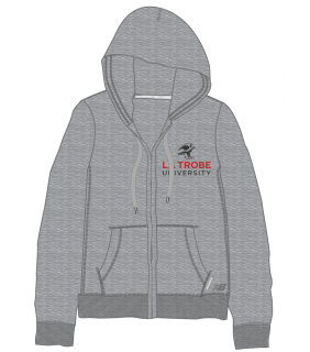 LTU New Balance Ladies Zip Jacket Hood Grey