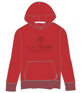 LTU New Balance Mens Hoodie Tonal Crest Red