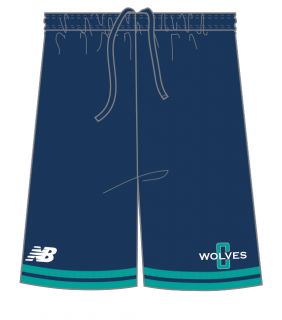 Male Basketball Short Navy - NB DRY