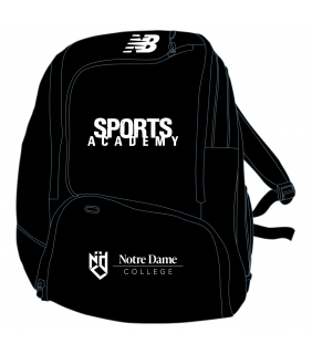 Notre Dame College Essentials Backpack Black
