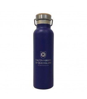 650ML Insulated Drink Bottle Powder Coated Purple