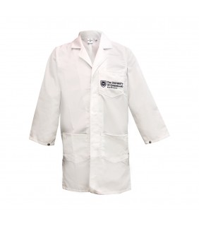 White Lab Coat with University of Queensland Emblem