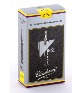Vandoren Soprano Sax Reeds V12 10pk Grade 2.5