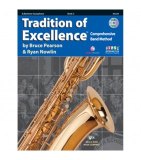 Kjos Tradition Of Excellence Book 2 Eb Baritone Saxophone