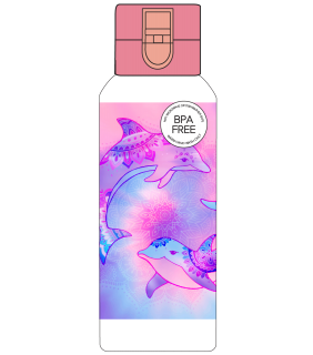Spencil Big Water Bottle - 650ml - Tie Dye Splash