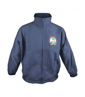 Jacket Microfibre Dark Navy Colour Logo