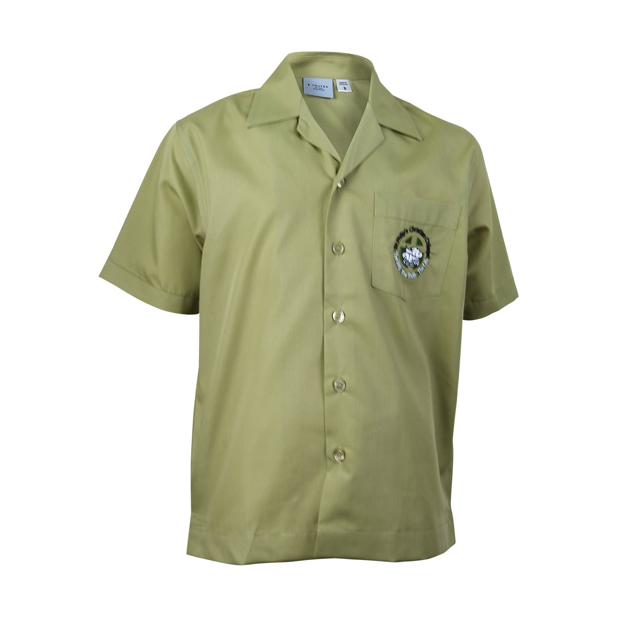 Shirt Over Logo Khaki - St Philip's Christian College Uniform Shop