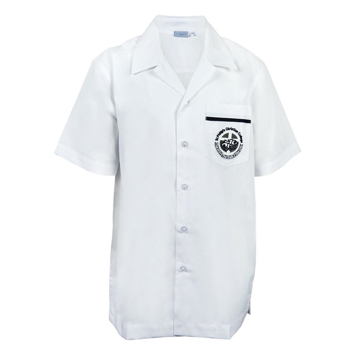Shirt Over Boys White - St Philip's Christian College Uniform Shop