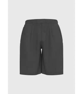 Essentials Shorts Formal Boys Elastic Back Light Grey