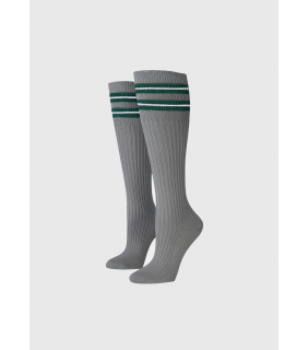 Socks Knee High Grey