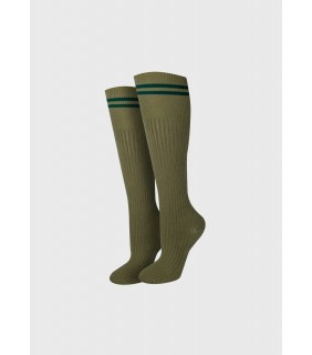 Socks Knee High Khaki