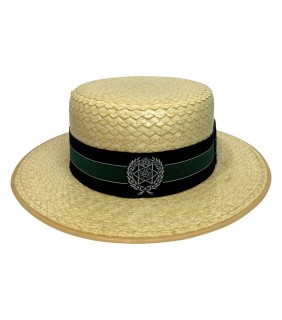 Hat Boater w/ hatband 