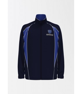 Tracksuit Jacket Navy Fleece Lined P-12