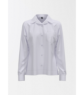 Blouse L/S White P-6