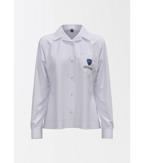 Blouse L/S White 7-12