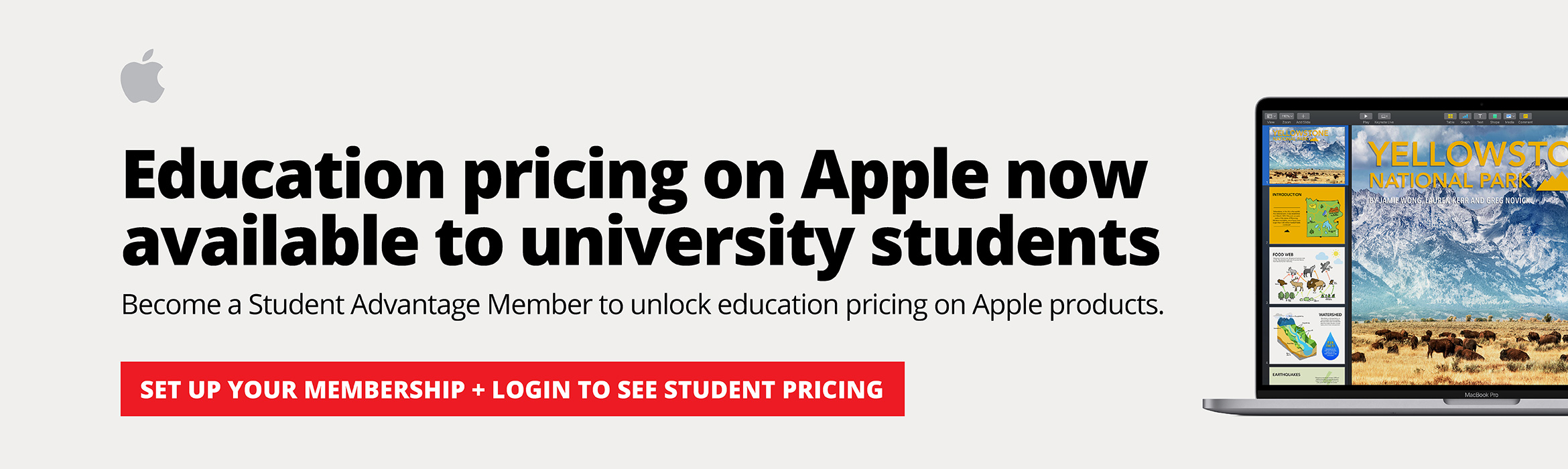 apple macbook pro student discount software