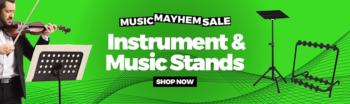 instrument and music stands