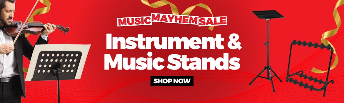 instrument and music stands