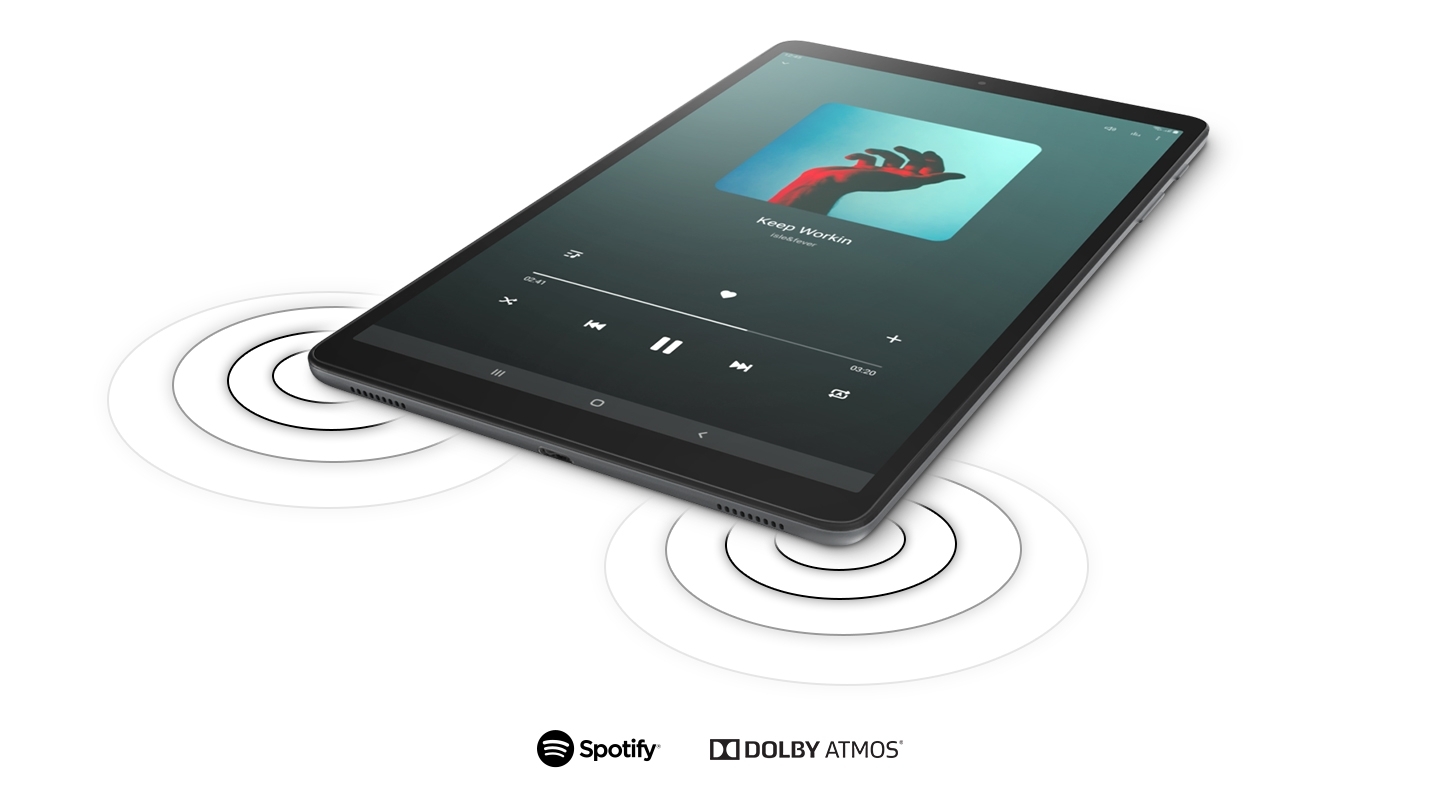 samsung tab a spotify